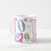 ギンガムの愛甘いコキンメフクロウ コーヒーマグカップ (正面左)