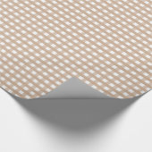 ギンガムの格子縞 ラッピングペーパー (角)