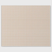 ギンガムの格子縞 ラッピングペーパー (フラット)