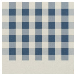 ギンガムの点検パターンモノグラムのカスタムの男の子 ファブリック