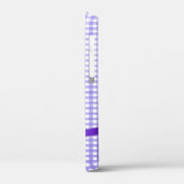 ギンガムの紫色の弓 Case-Mate iPhoneケース (裏面 / 左)