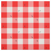 ギンガムの蟻は実物大を点検します ファブリック (見本)