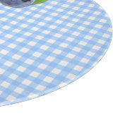 ギンガムの青い果実 カッティングボード (角)