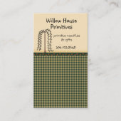 ギンガムアンドスターズヤナギ初期のの国 名刺 (正面)