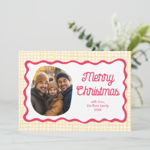 ギンガムウェーブピンクイエロークリスマスカスタムの写真3 シーズンカード