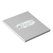 ギンガムエレファントキャンディバーラップ ノートパッド (アングル)