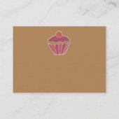 ギンガムカップケーキ名刺 名刺 (裏面)