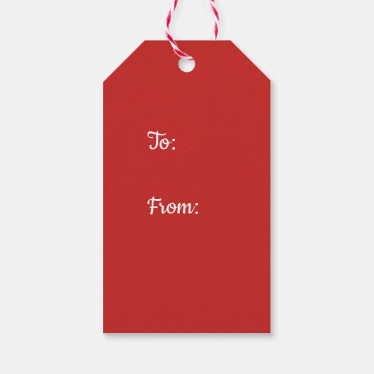 ギンガムギフトラベル ギフトタグ (裏面)