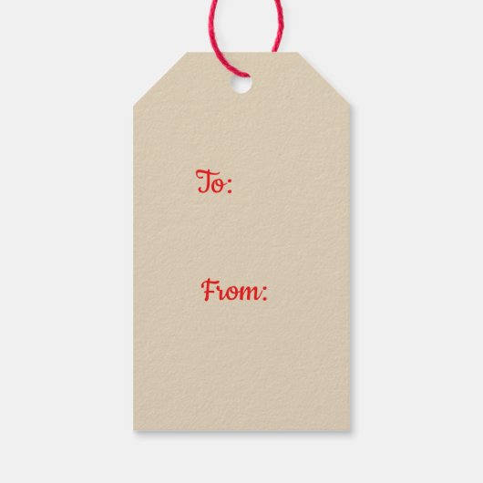 ギンガムギフトラベル ギフトタグ (裏面)