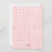 ギンガムクリスマス予測できなお洒落カスタムの写真 シーズンカード (裏面)