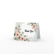 ギンガムグリーンボホブライズ ブライダルシャワー