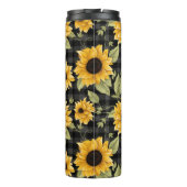 ギンガムサンフラワーパターン タンブラー (裏面)