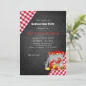 ギンガムシャルボードシーフードボイルパーティー 招待状 (スタンド正面)