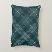 ギンガムスタイルクラシックブルースコットランドタータンチェックプレイド アクセントクッション (裏面(縦))