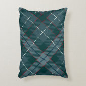 ギンガムスタイルクラシックブルースコットランドタータンチェックプレイド アクセントクッション (正面(垂直))