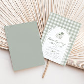 ギンガムセージの友情ポットラック 招待状