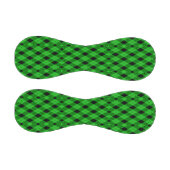 ギンガムチェックグリーンとブラックパターン野球 野球ボール (パネル)