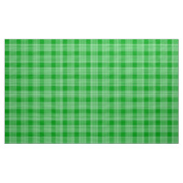 ギンガムチェックグリーンと白のファブリック ファブリック