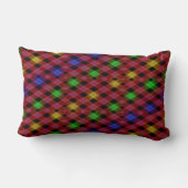ギンガムチェック数々のカラー装飾用クッションルンバー ランバークッション (裏面)