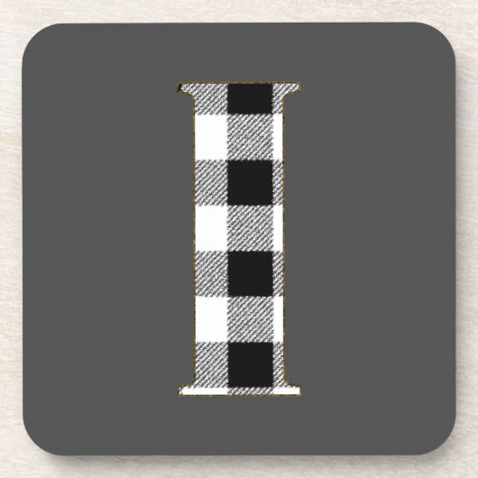 ギンガムチェック1 コースター (正面)