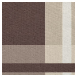 ギンガムチェック | ブラウン & ベージュ ファブリック