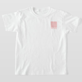 ギンガムチェック レシピ ブラッシュピンク かわいい フェミニン Tシャツ