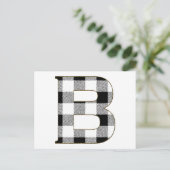 ギンガムチェックB ポストカード (スタンド正面)