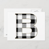 ギンガムチェックB ポストカード (正面/裏面)