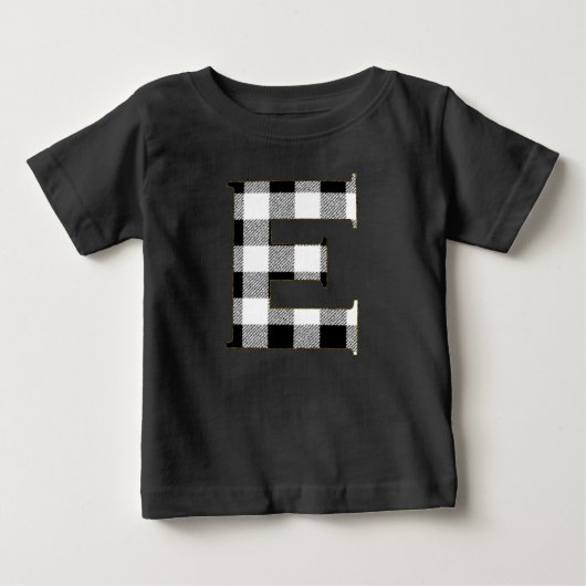 ギンガムチェックE ベビーTシャツ (正面)