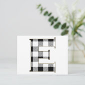 ギンガムチェックE ポストカード (スタンド正面)