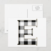 ギンガムチェックE ポストカード (正面/裏面)