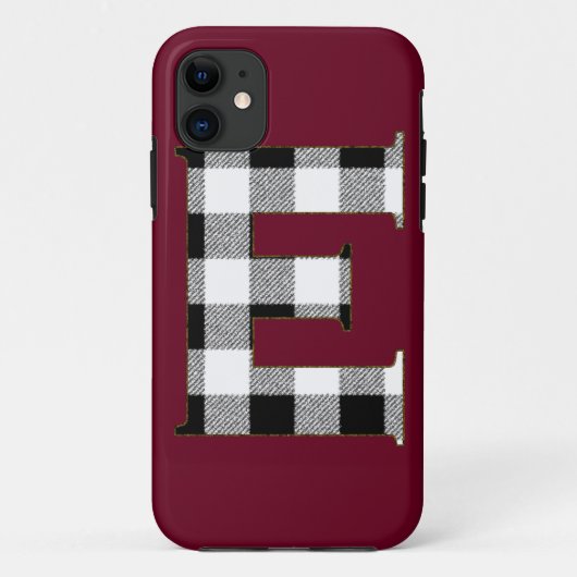 ギンガムチェックE Case-Mate iPhoneケース (裏面)