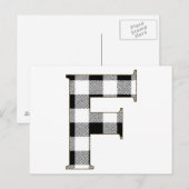 ギンガムチェックF ポストカード (正面/裏面)