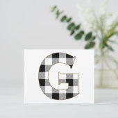 ギンガムチェックG ポストカード (スタンド正面)