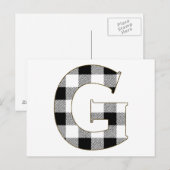 ギンガムチェックG ポストカード (正面/裏面)