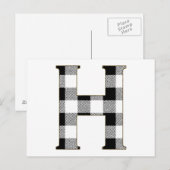 ギンガムチェックH ポストカード (正面/裏面)