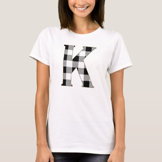 ギンガムチェックK Tシャツ (正面)