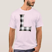 ギンガムチェックL Tシャツ (正面)