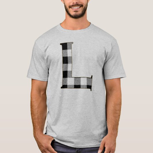 ギンガムチェックL Tシャツ (正面)