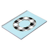 ギンガムチェックO ノートブック (左側)