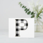 ギンガムチェックP ポストカード (スタンド正面)