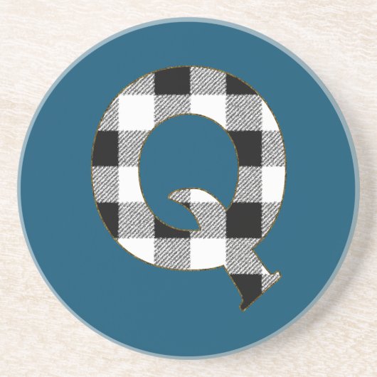 ギンガムチェックQ コースター (正面)