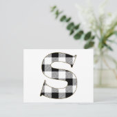 ギンガムチェックS ポストカード (スタンド正面)