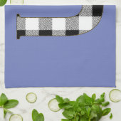 ギンガムチェックU キッチンタオル (折り畳み)