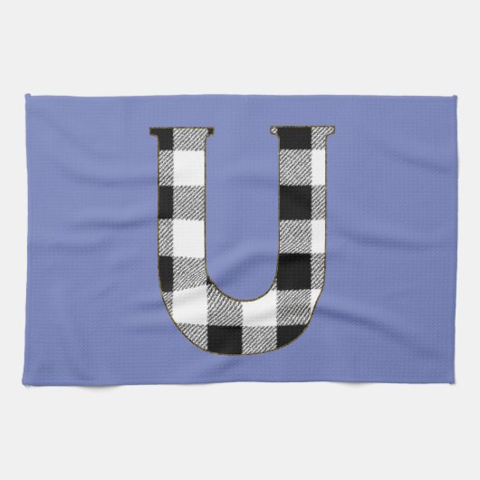 ギンガムチェックU キッチンタオル (横)
