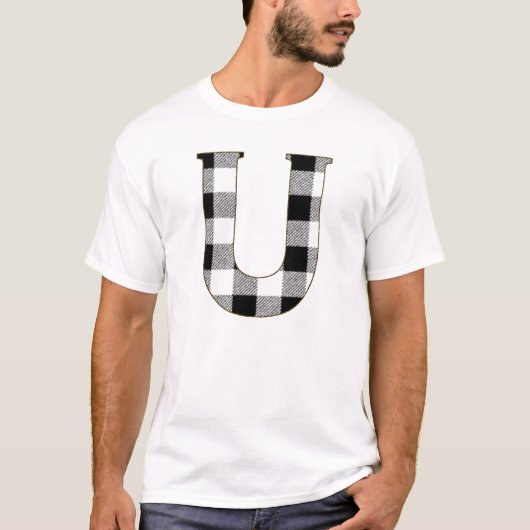 ギンガムチェックU Tシャツ (正面)
