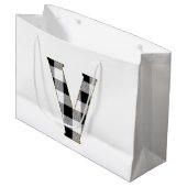 ギンガムチェックV ラージペーパーバッグ (正面アングル)