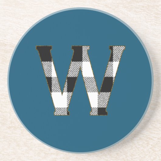 ギンガムチェックW コースター (正面)