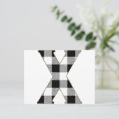 ギンガムチェックX ポストカード (スタンド正面)