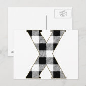 ギンガムチェックX ポストカード (正面/裏面)